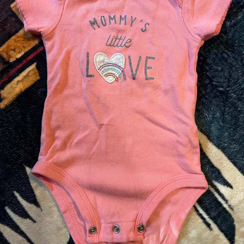 Pink Baby Onesie - Mommy's Little Love